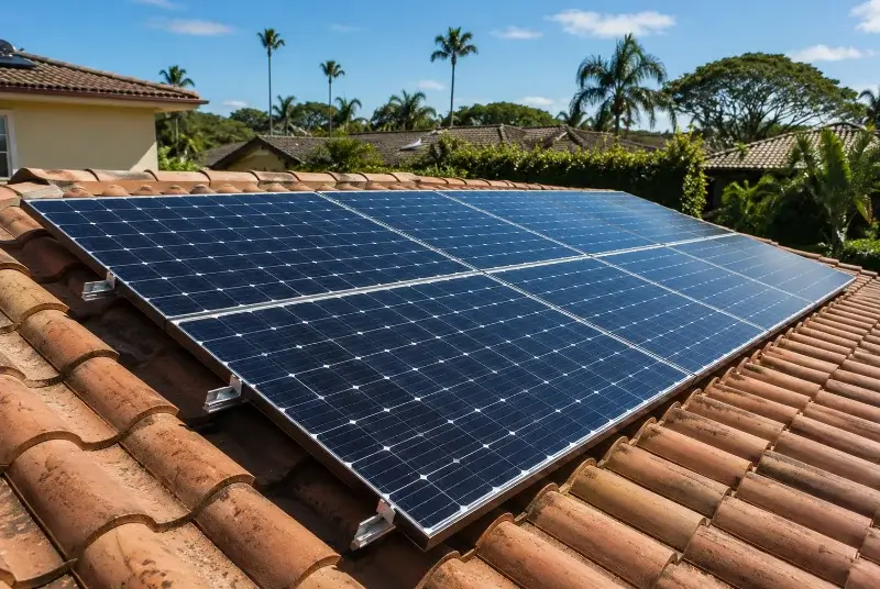 Installation de panneaux solaires à Kervignac